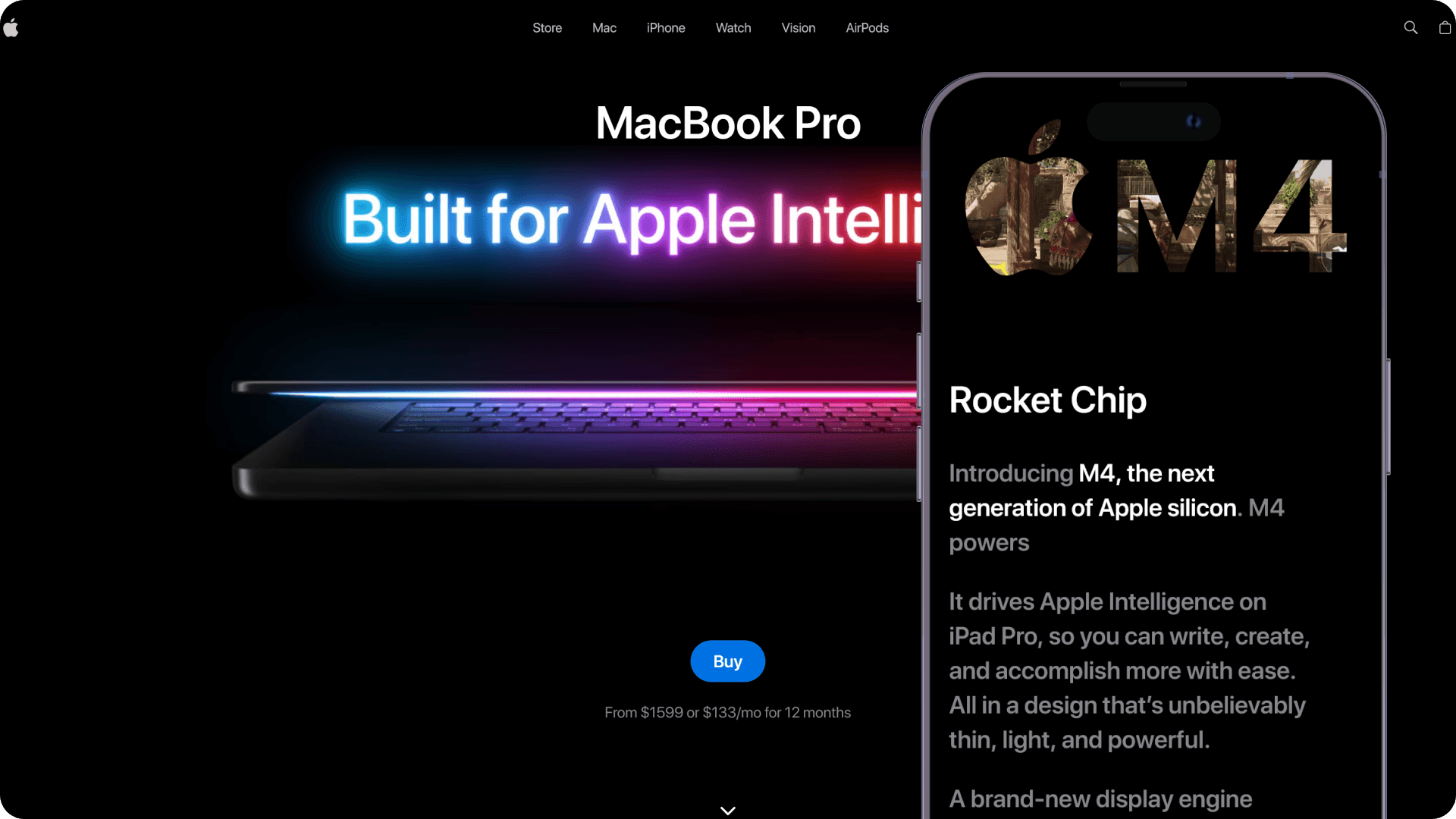 MacBook Pro Product Page